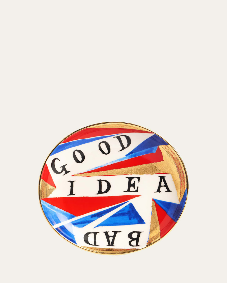 x Ruan Hoffmann Good Bad Idea Vide Poche Plate